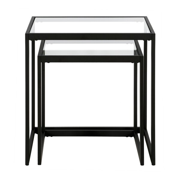 Everly Quinn Table De Bout Gigogne En Verre Harr Et Commentaires